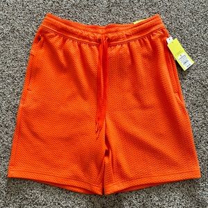 Textured knit shorts